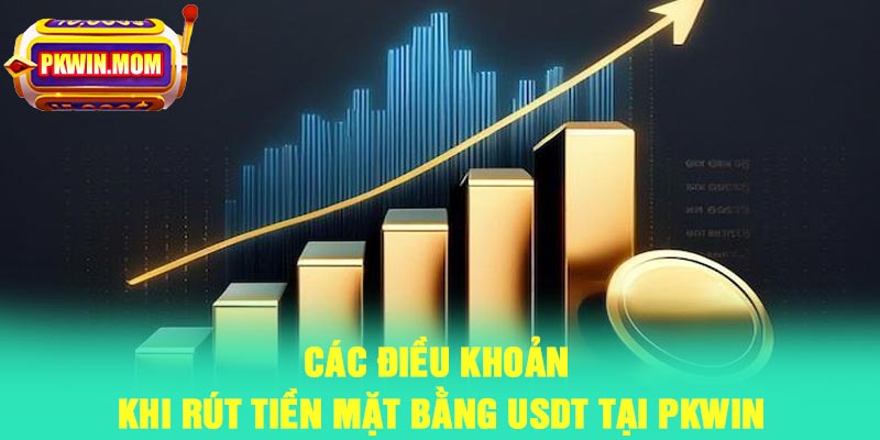 Các điều khoản khi rút tiền mặt bằng USDT tại Pkwin